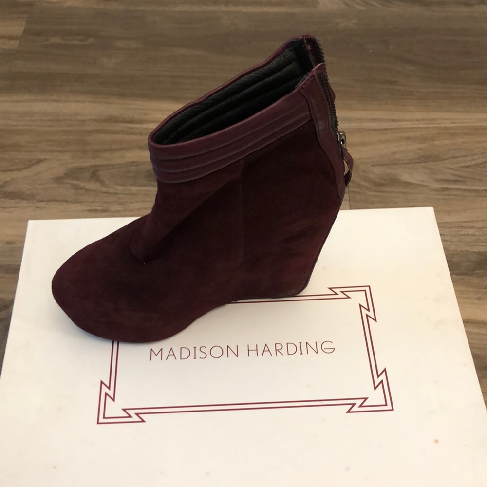 Madison Harding Bootie-Plum